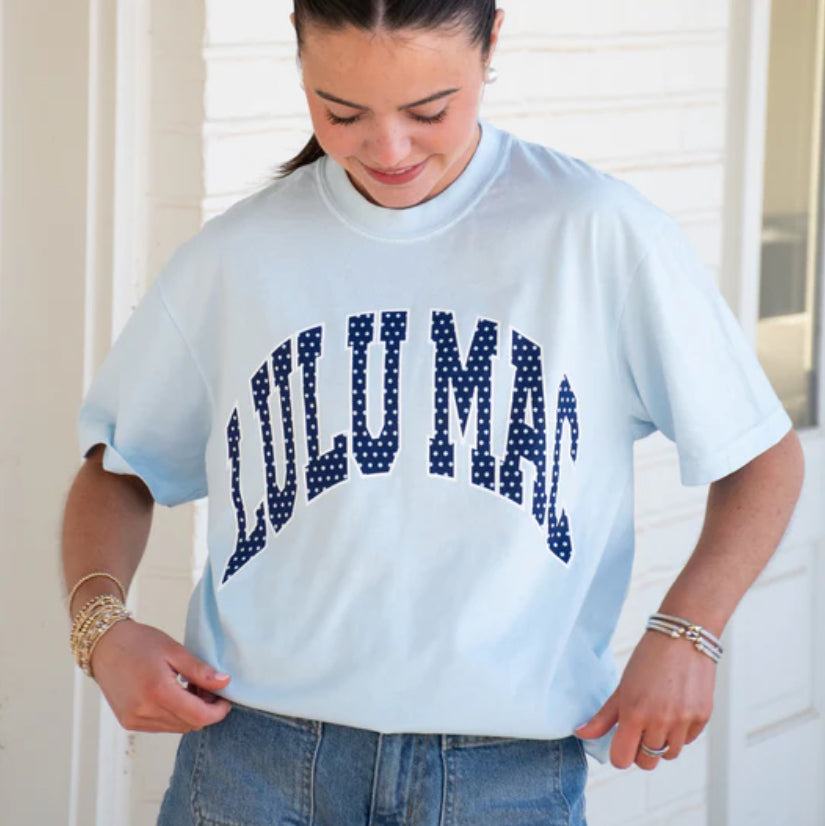 Lulu Mac Blue Polka Dot