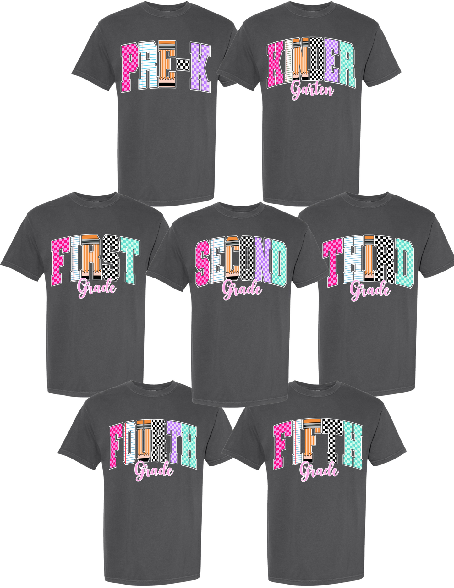 T-shirt/Sweatshirt Fourth Grade School Patterns