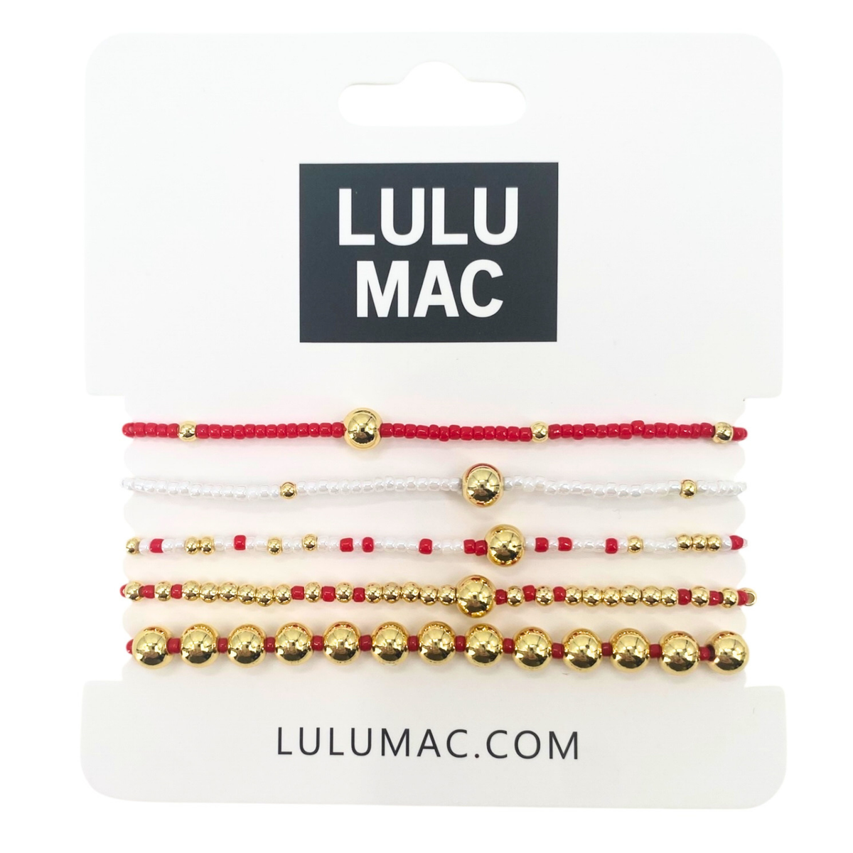 Lulu Mac Red and White