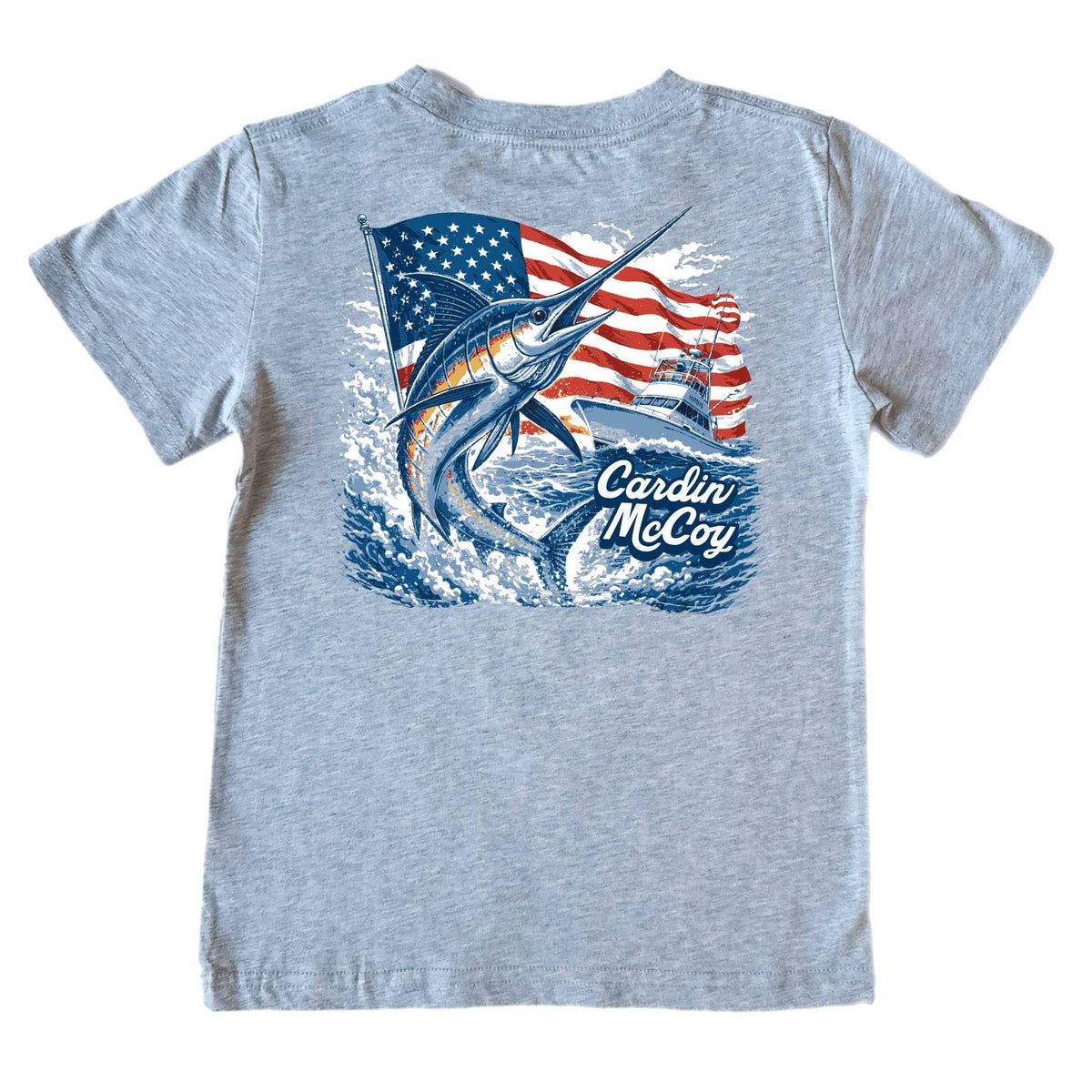 Cardin McCoy Kids' American Marlin Short-Sleeve Tee