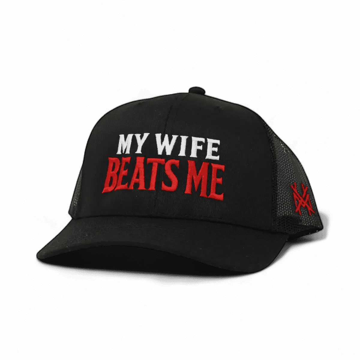 My Wife Beats Me Trucker Hat