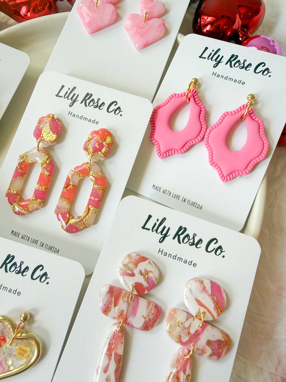 Everyday Earrings (Pinks)