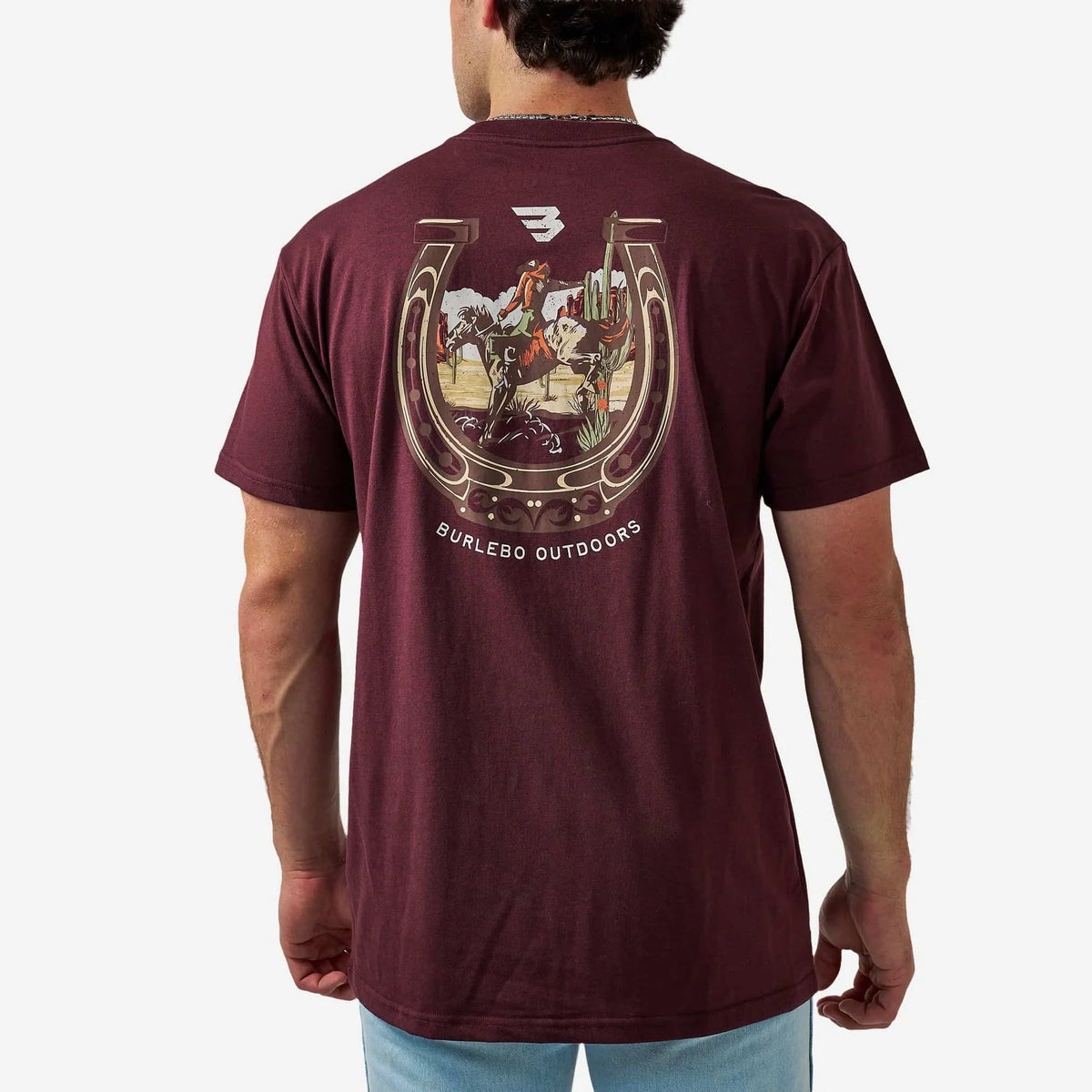 Burlebo Maroon Horseshoe