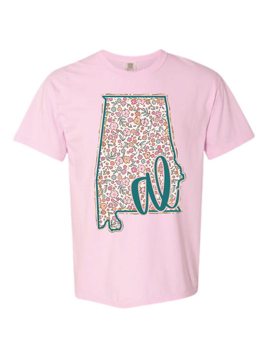AL State floral T-shirt/Sweatshirt