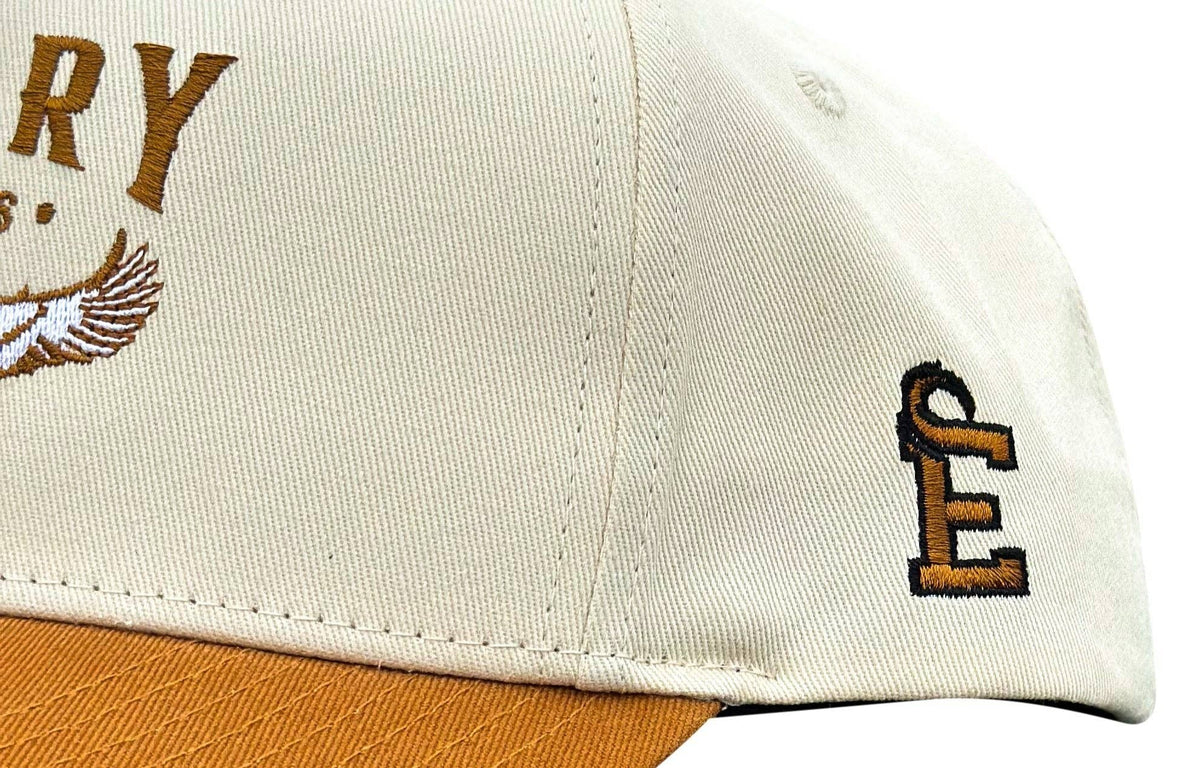 Cream/Brown Flyway Trucker