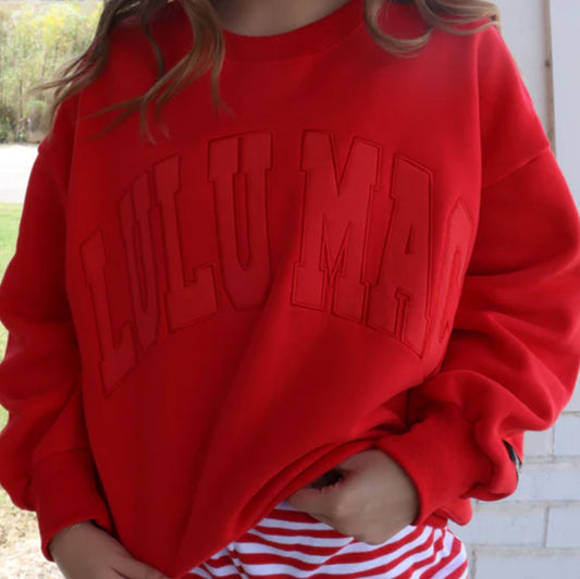 Lulu Mac Red/Red Sweatshirt