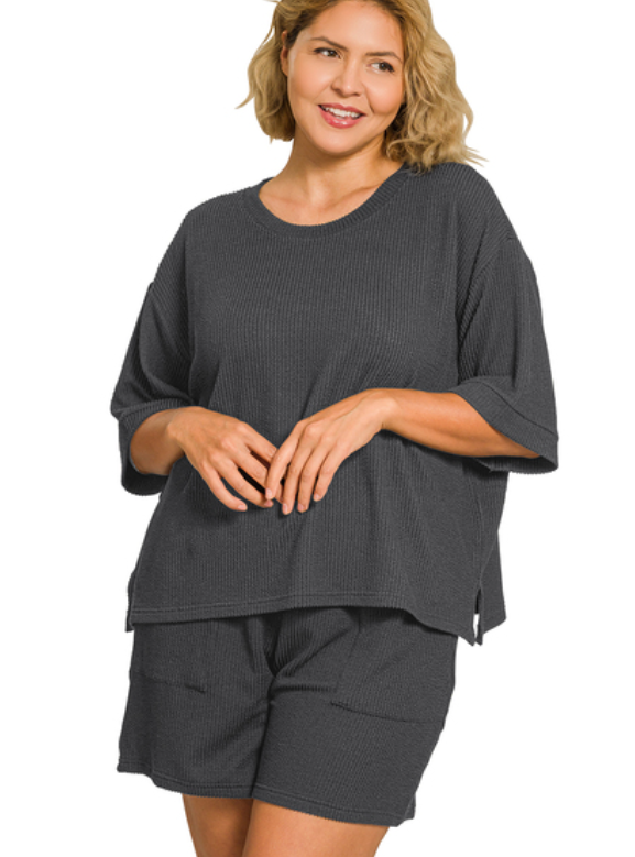 Plus Ribbed Set