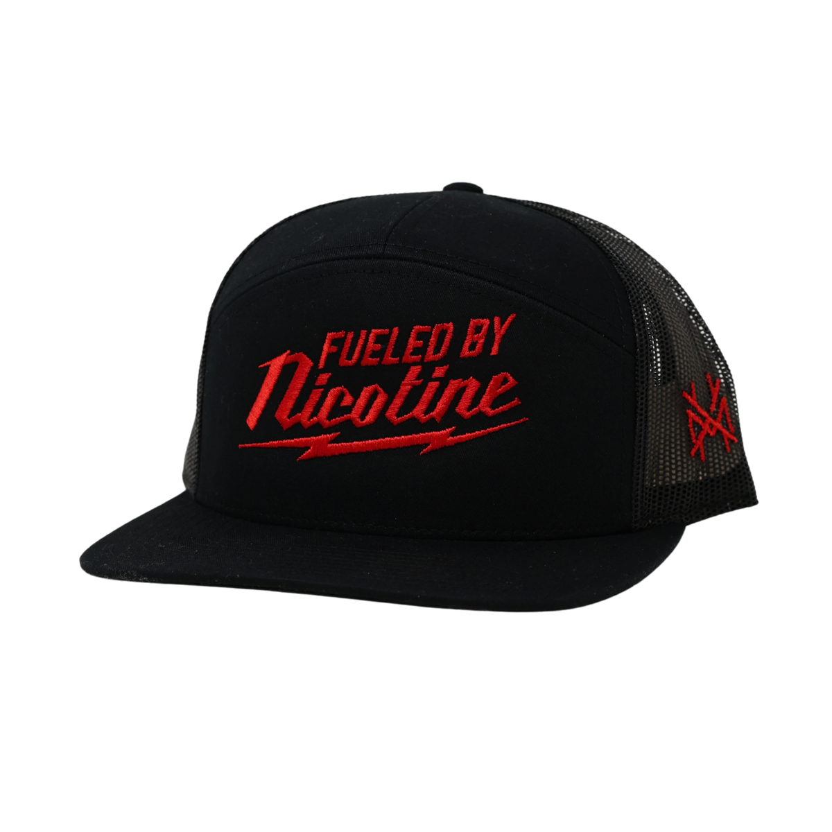 Fueled by Nicotine Trucker Hat