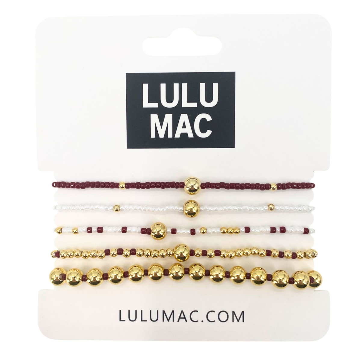 Lulu Mac Crimson and White