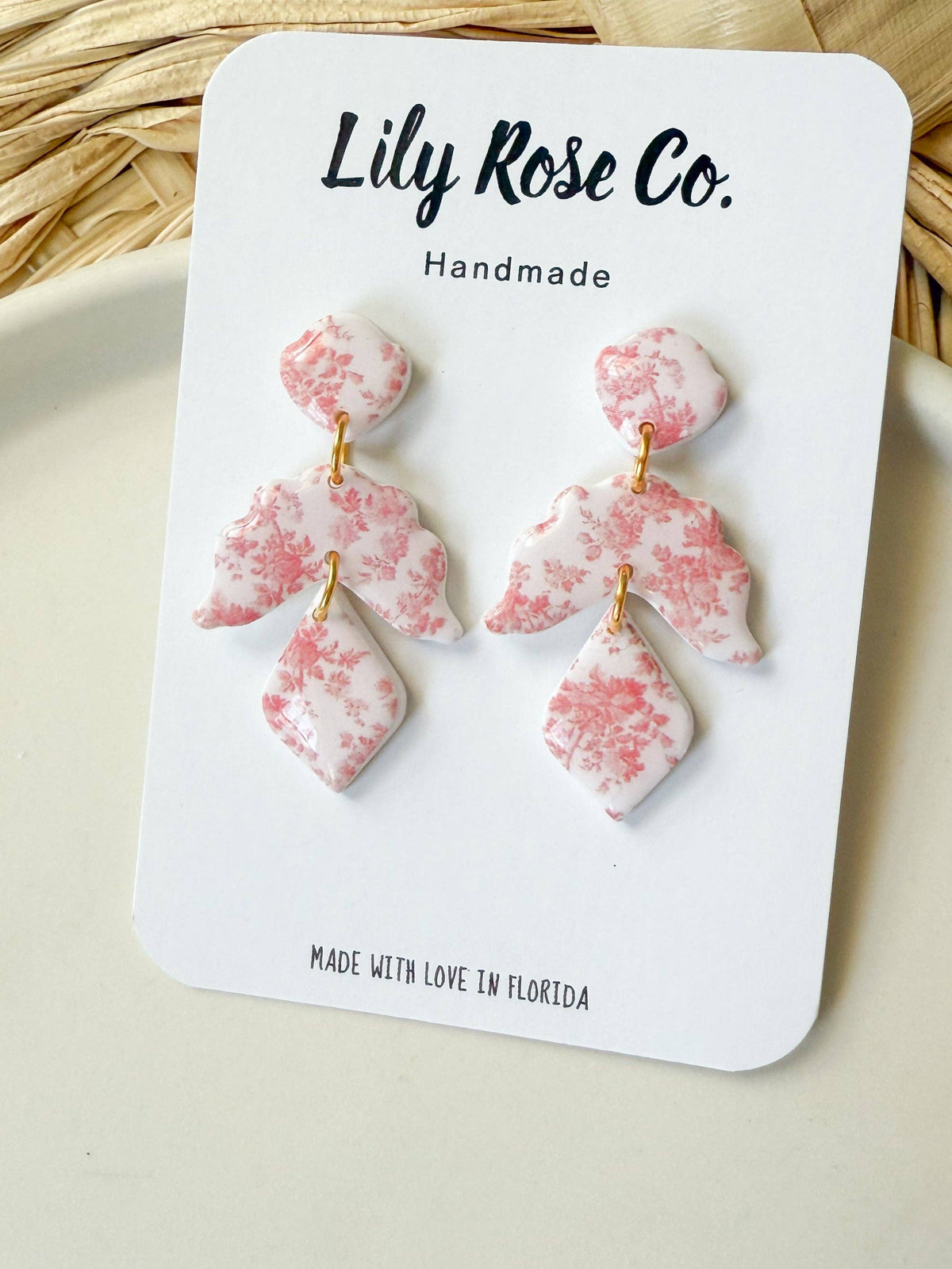 Pink Porcelain Floral