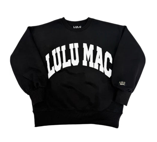 Lulu Mac light Black on white