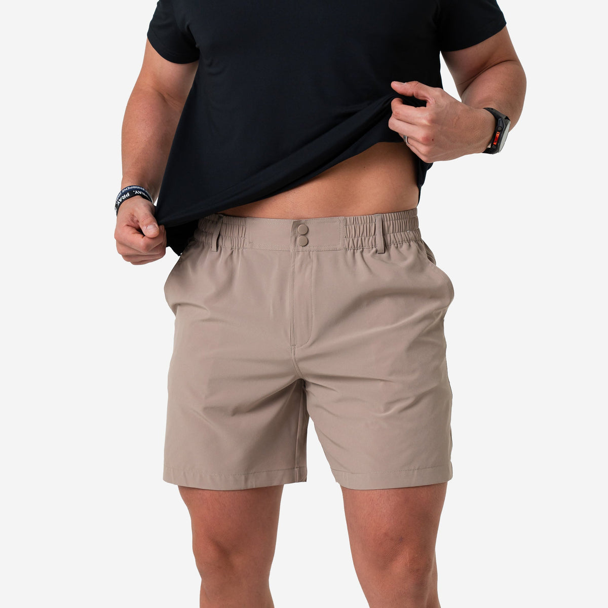 •10• Burlebo Everyday Short 5.5in Cobblestone Khaki Duck Hunt