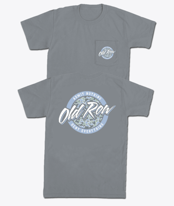 Old Row Camo Circle Logo Pocket