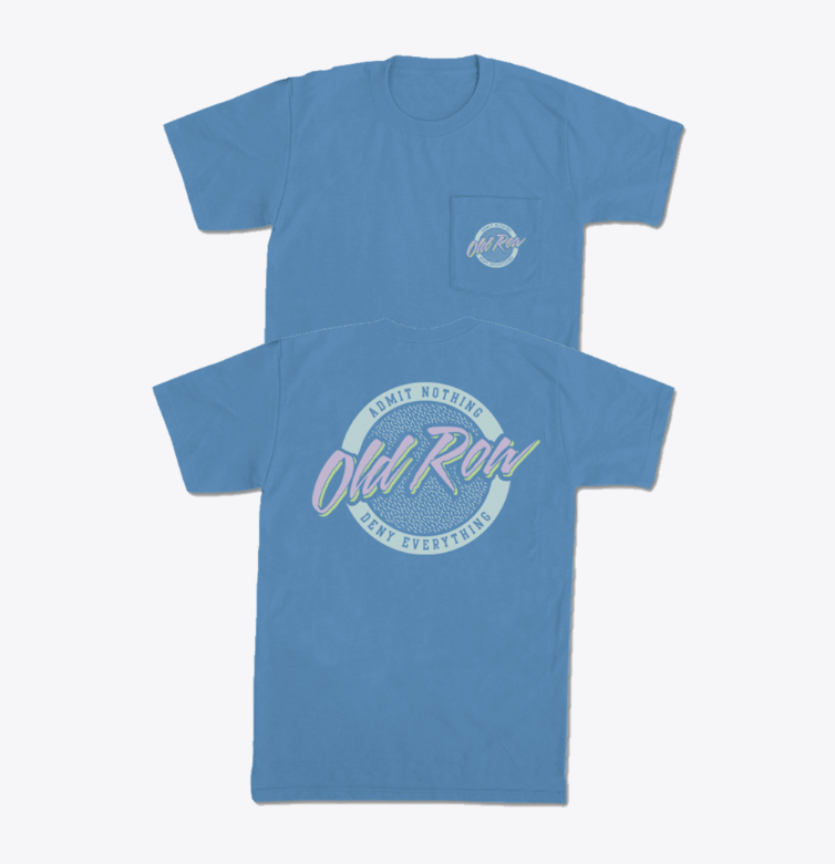 Old Row Washed Denim Circle Logo