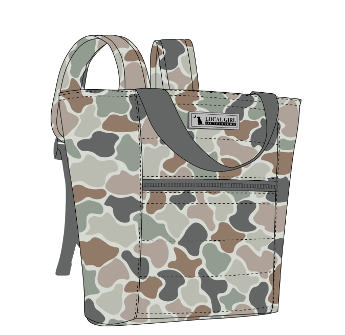 Local Girl Forest Camo Cooler