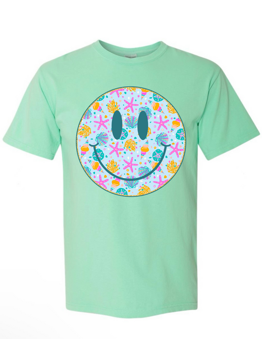 T-shirt/Sweatshirt Smiley Face Seaside