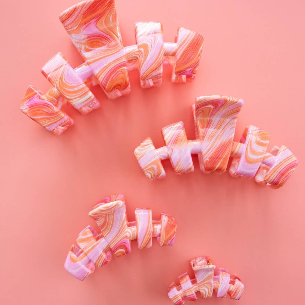 Classic | Just Keep Swimming | Large Hair Clip