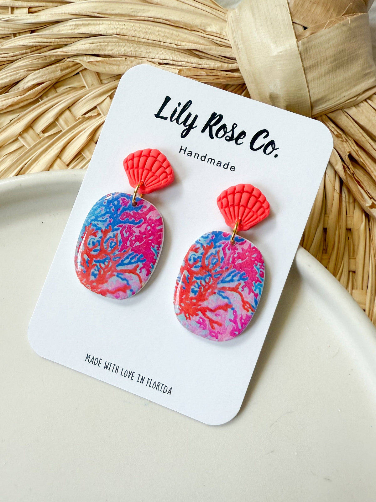 Vibrant Coral Print