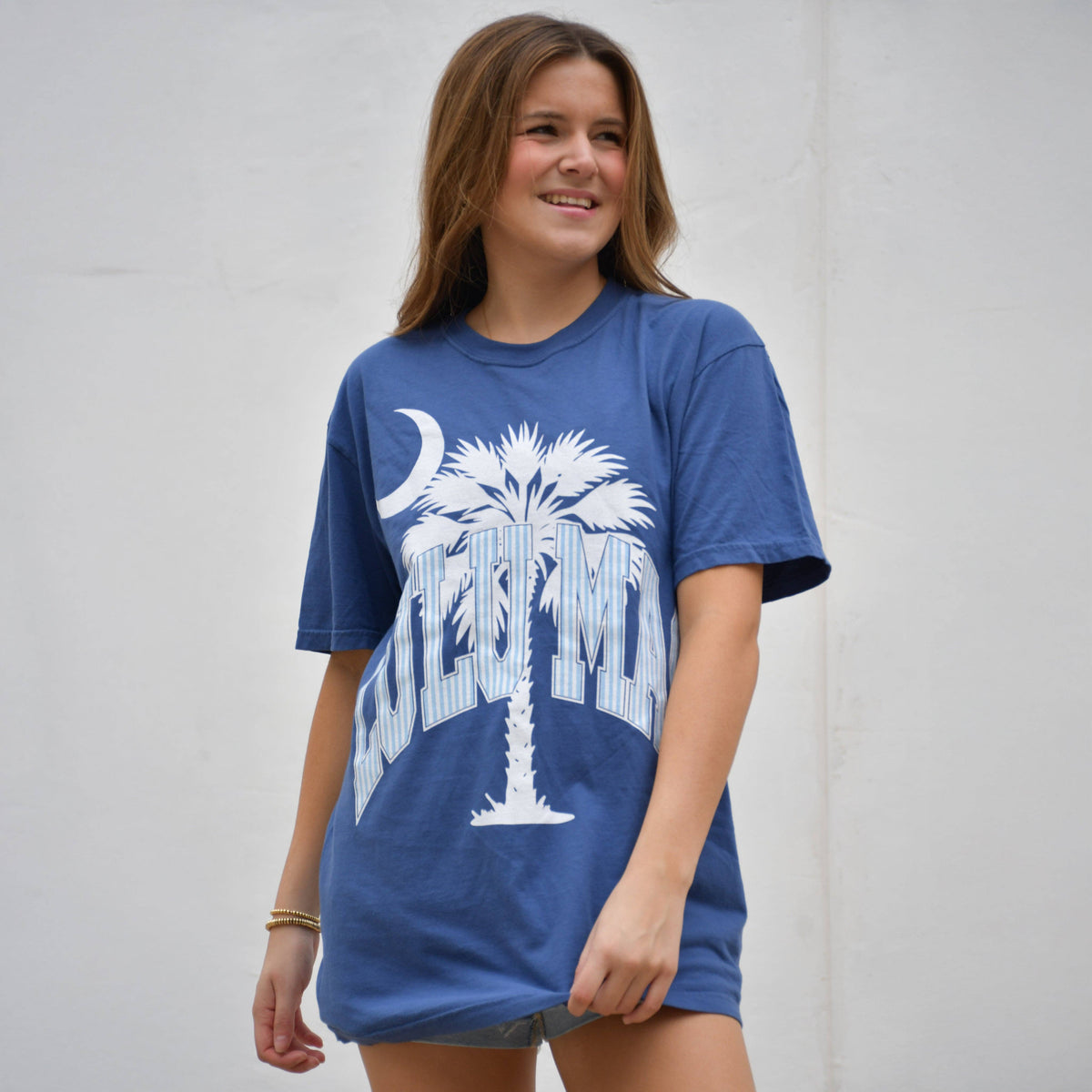 Lulu Mac Palmetto Moon Adult China Blue Comfort Colors