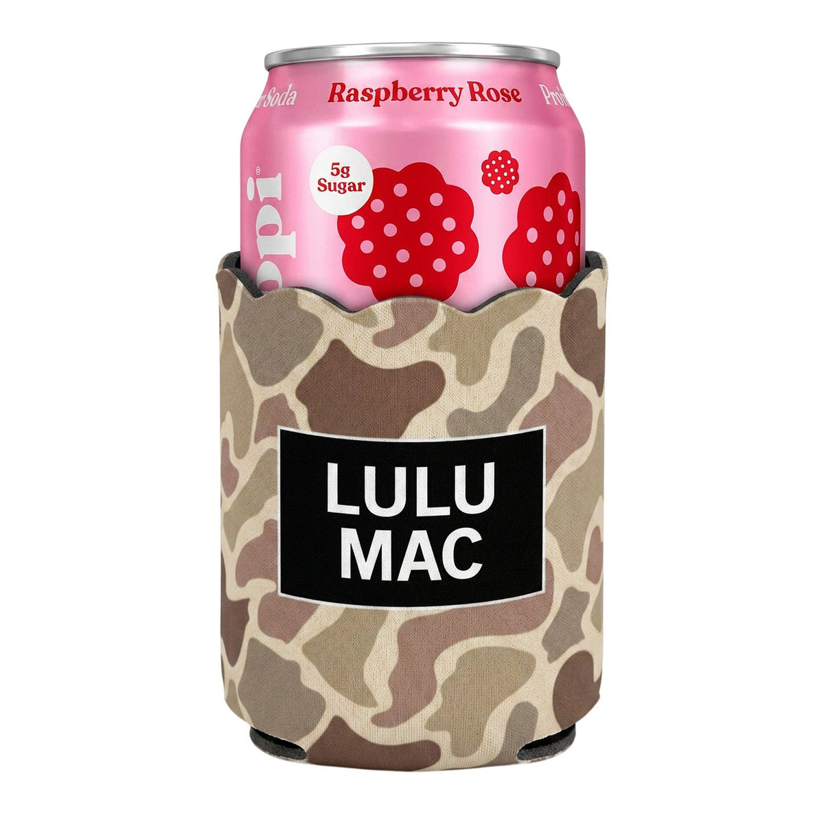 Lulu mac Camo Koozie