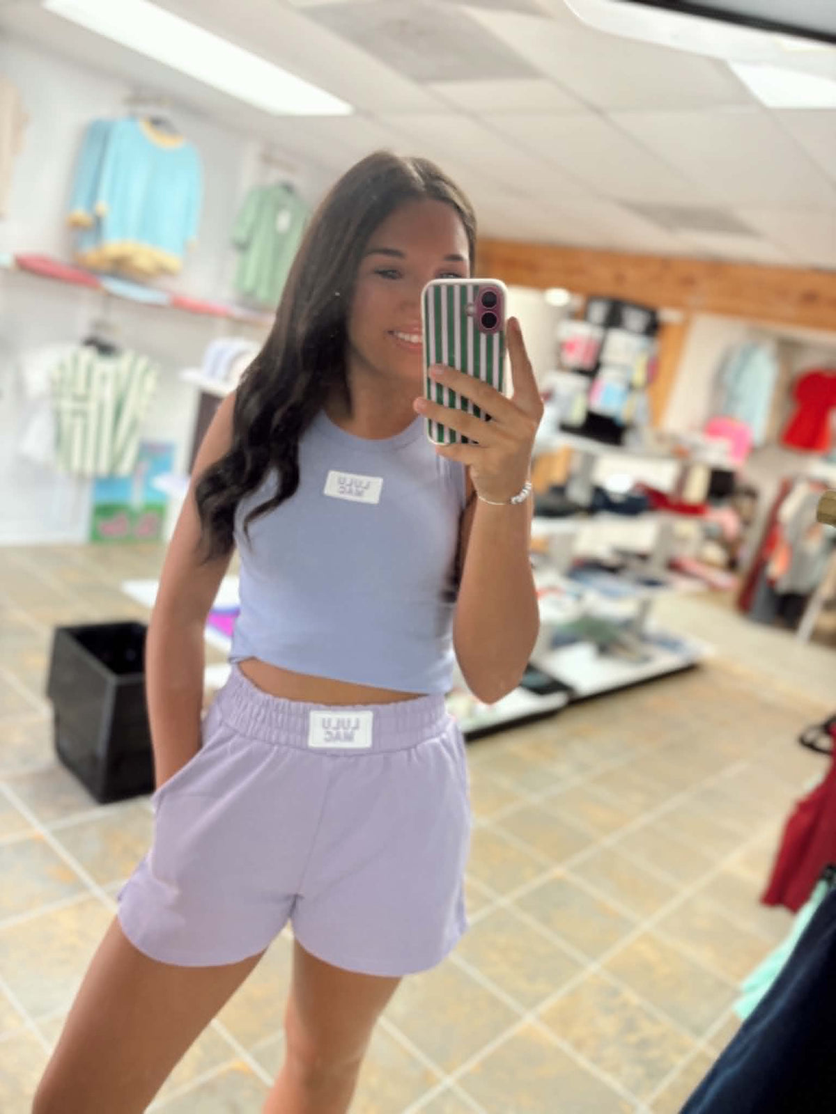 Lulu Mac Lavender tank