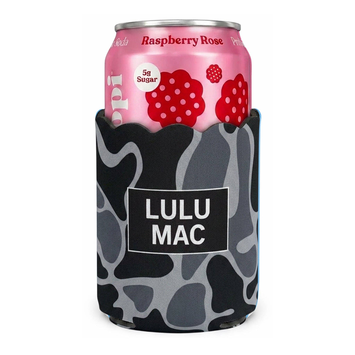 Lulu mac Black Camo Koozie