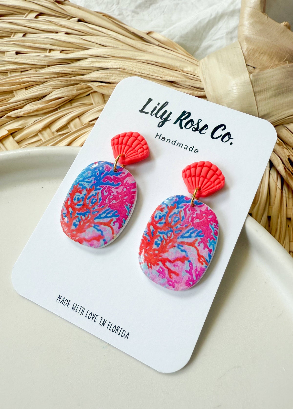 Vibrant Coral Print