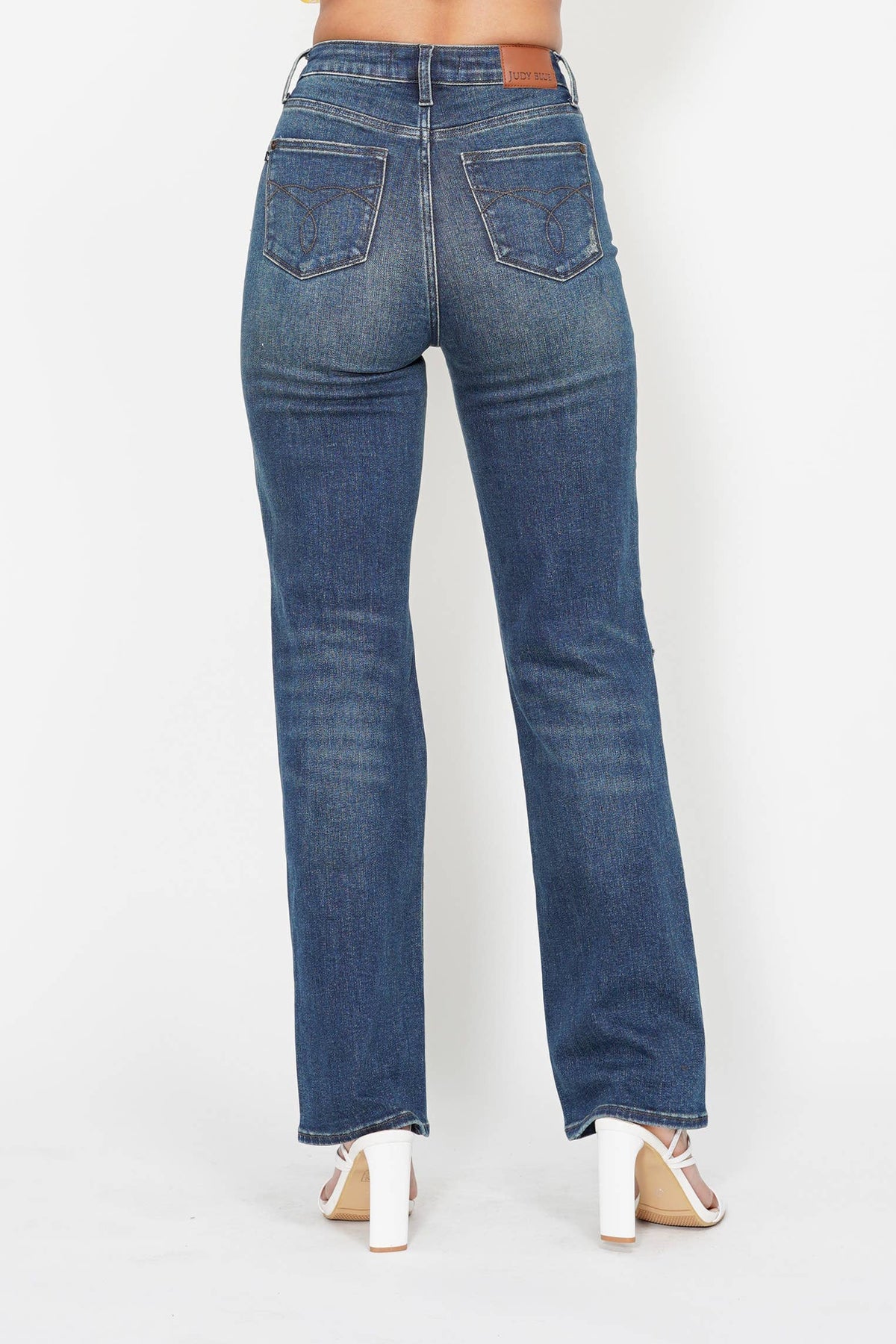 Judy Blue HW Ripped Knee Dad