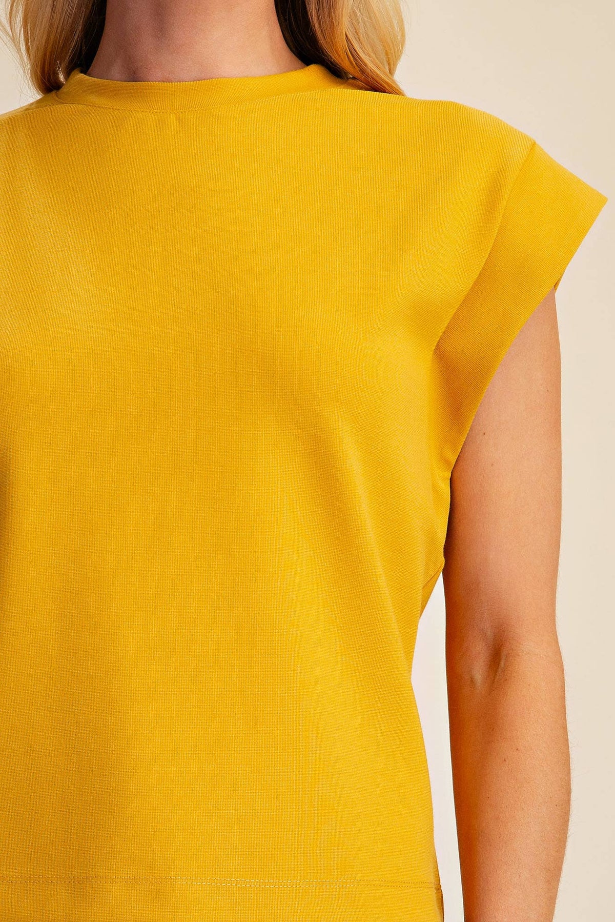 Round Neck Drop Shoulder Pullover Top