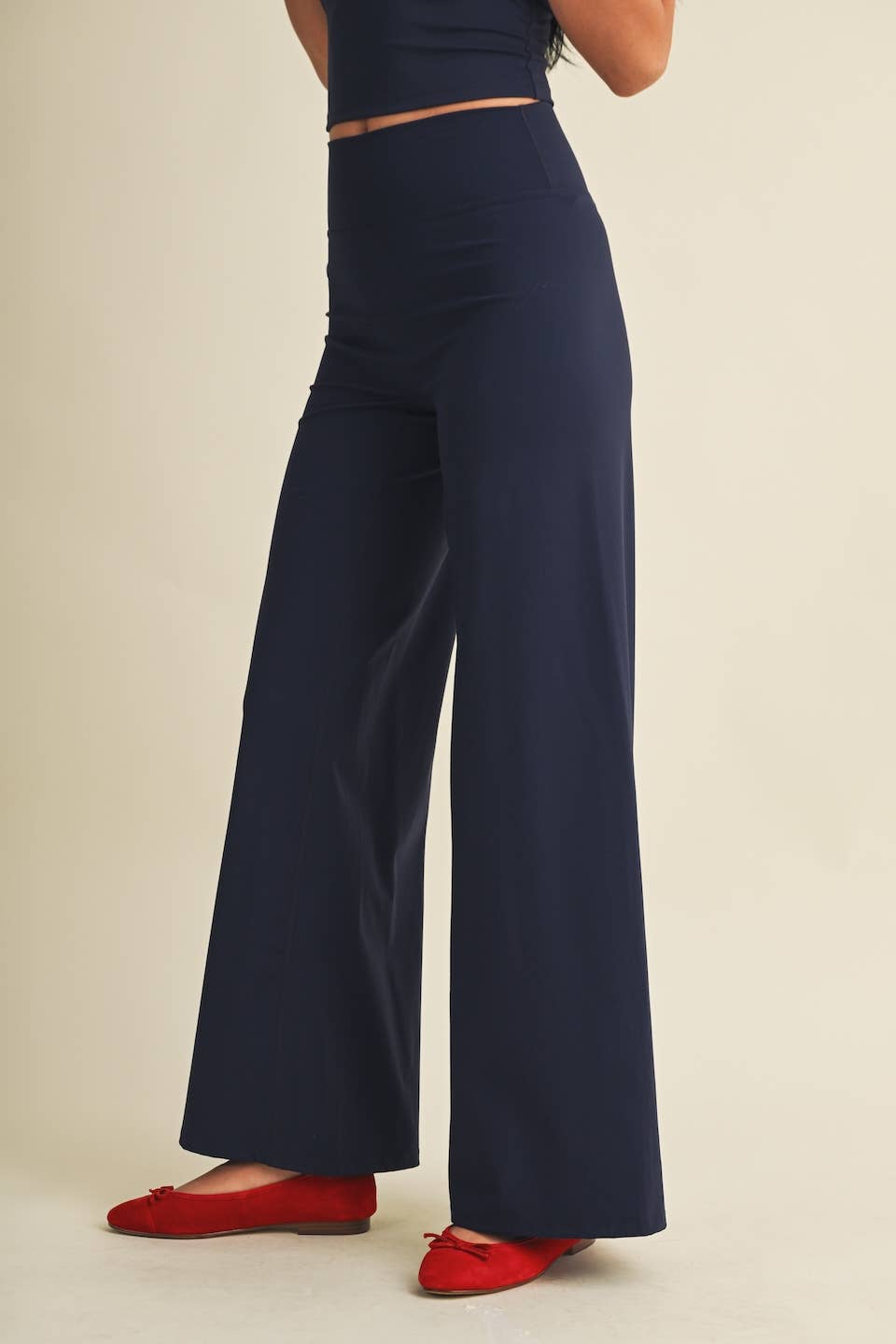 High Waist Wide Leg Pants