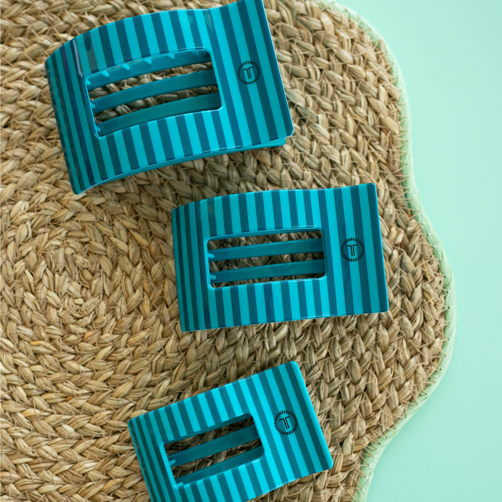 Splash Zone | Large | Flat Rectangle Hair Clip